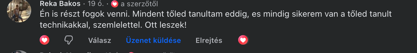 Reka Bakos hozzászólása