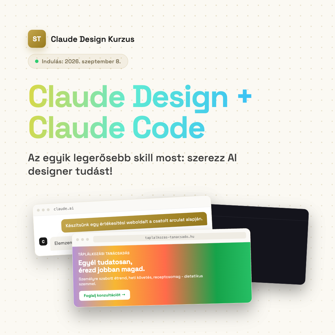 Claude Design Kurzus – AI designer tanfolyam