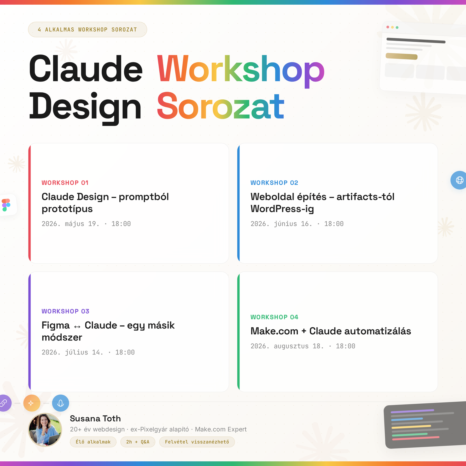 Claude Design – promptból prototípus – 2026. május 19. · 2h + Q&A
