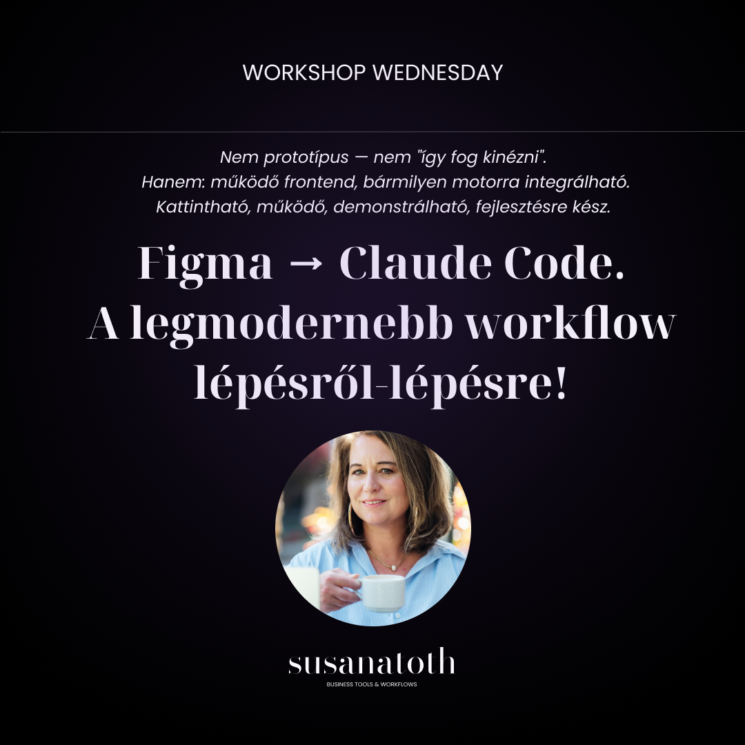 Figma → Claude Code 1 Figma → Claude Code. A legmodernebb workflow lépésről-lépésre!
