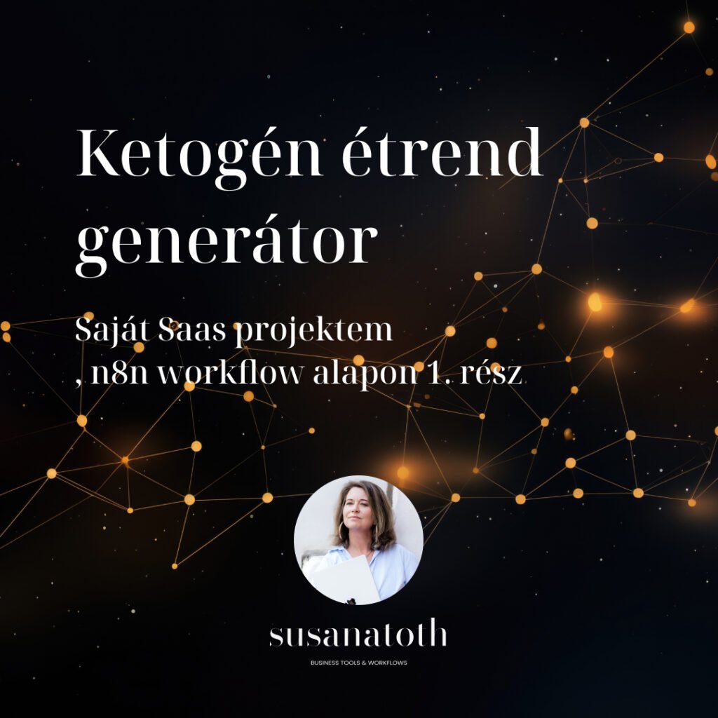 Újév kezdés: Ketogén étrend generátor Saas, n8n workflow alapon 1. rész 1 7 éves tapasztalattal építettem ketogén étrend generátort n8n-nel. 5 nap, 2 workflow, automatizált tartalom. A teljes folyamat, hibákkal és költségekkel.