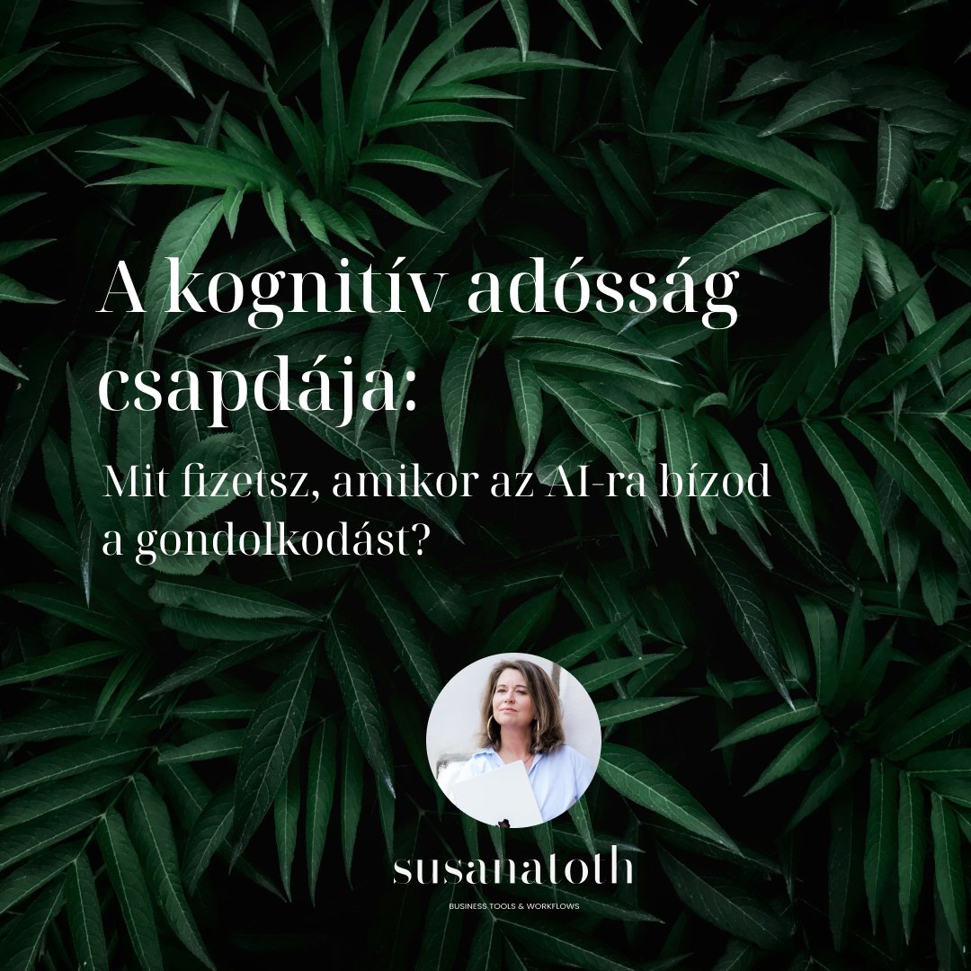 A kognitív adósság csapdája: Mit fizetsz, amikor az AI-ra bízod a gondolkodást?