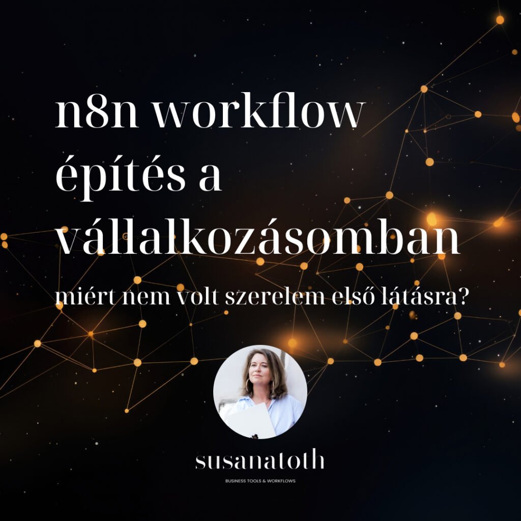 n8n workflow építés a vállalkozásomban: miért nem volt szerelem első látásra? 5 n8n workflow editor felület node-okkal és kapcsolatokkal – első workflow építési tapasztalatok