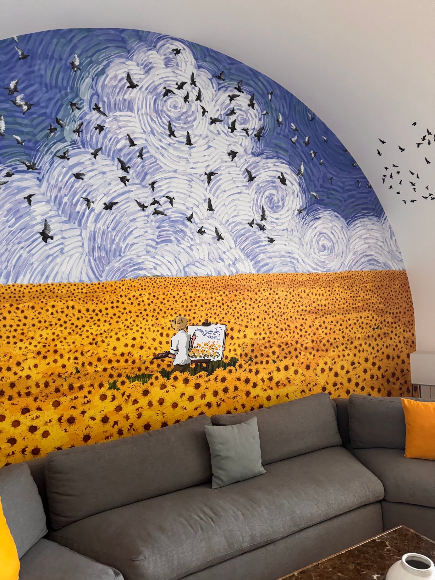 Van Gogh mintás szoba