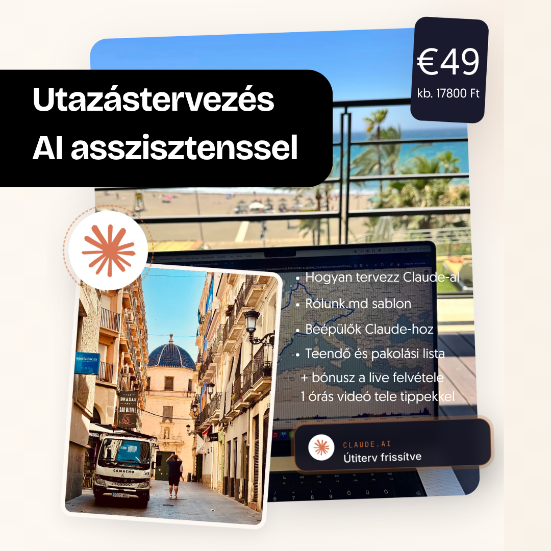 Utazástervezés Claude AI asszisztenssel